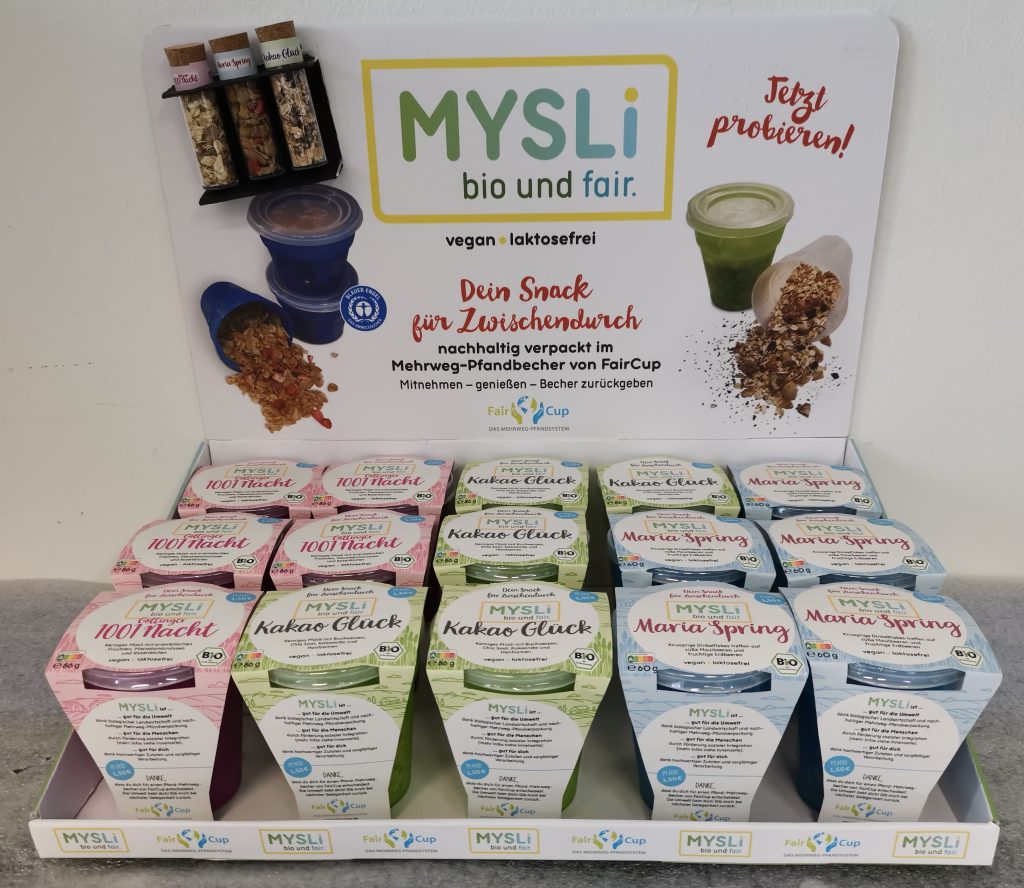 FairCup mit Biomüsli - mysli2go